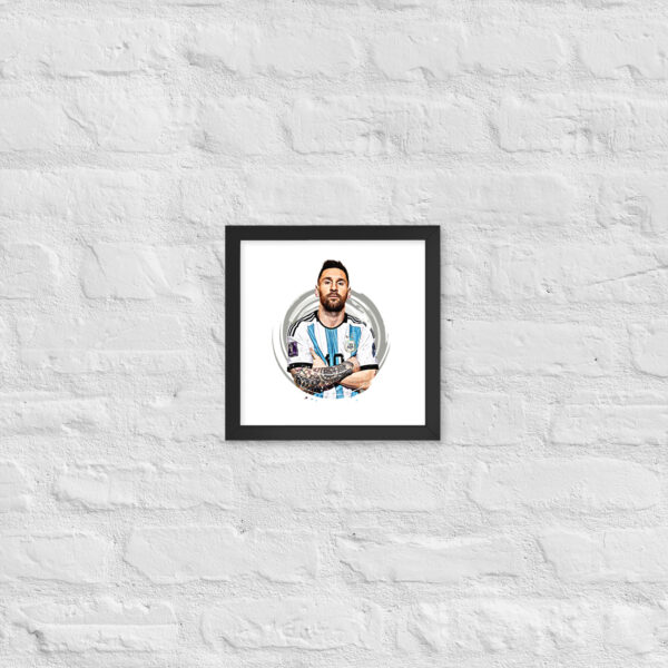 Lionel Messi Framed Poster - Premium Matte Print | Football Wall Art - Image 3