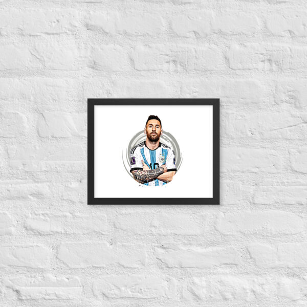 Lionel Messi Framed Poster - Premium Matte Print | Football Wall Art - Image 4