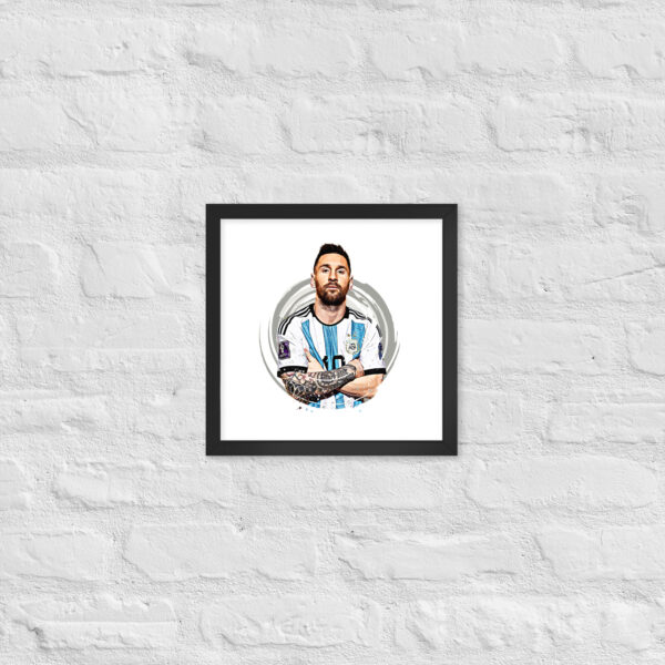 Lionel Messi Framed Poster - Premium Matte Print | Football Wall Art - Image 5