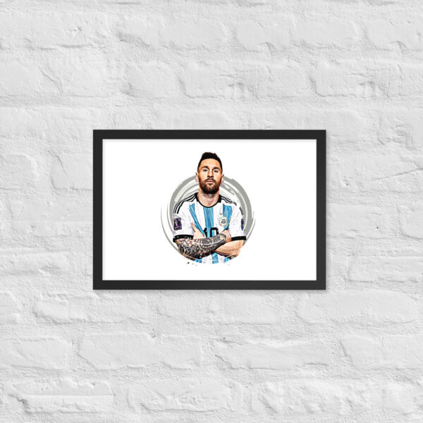 Lionel Messi Framed Poster - Premium Matte Print | Football Wall Art - Image 7