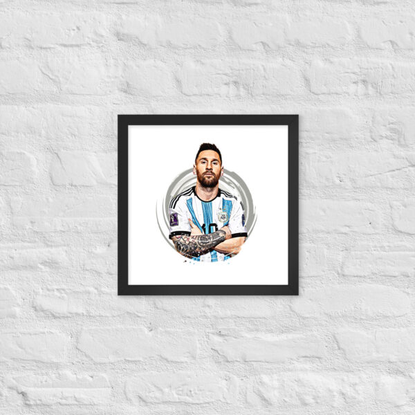 Lionel Messi Framed Poster - Premium Matte Print | Football Wall Art - Image 8