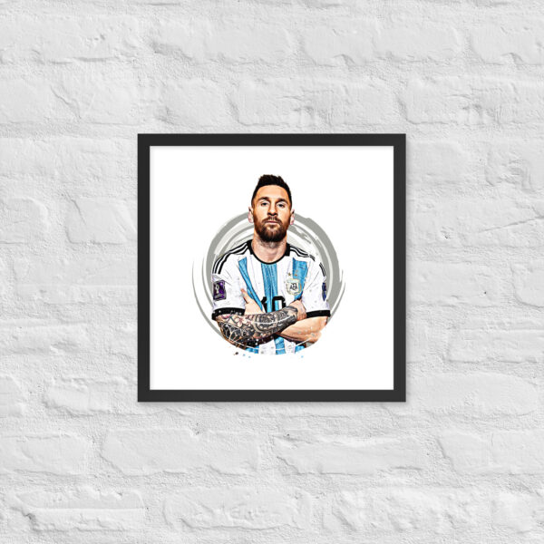 Lionel Messi Framed Poster - Premium Matte Print | Football Wall Art - Image 9