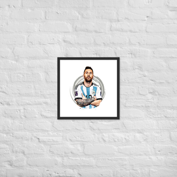 Lionel Messi Framed Poster - Premium Matte Print | Football Wall Art - Image 11