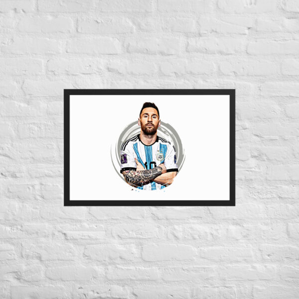 Lionel Messi Framed Poster - Premium Matte Print | Football Wall Art - Image 12