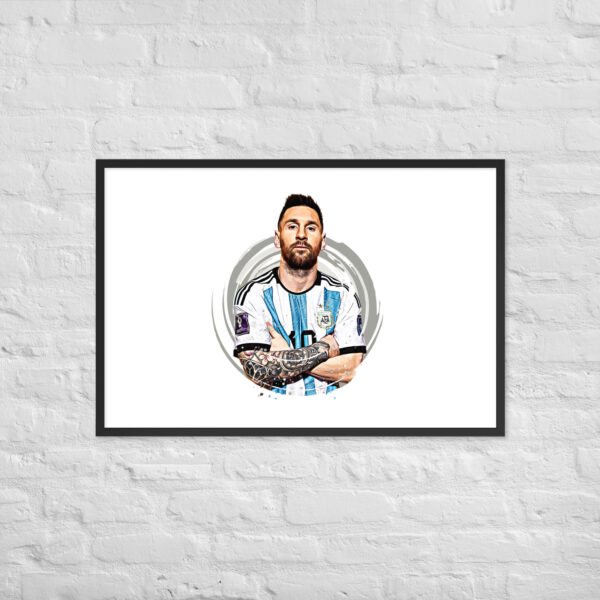 Lionel Messi Framed Poster - Premium Matte Print | Football Wall Art - Image 13
