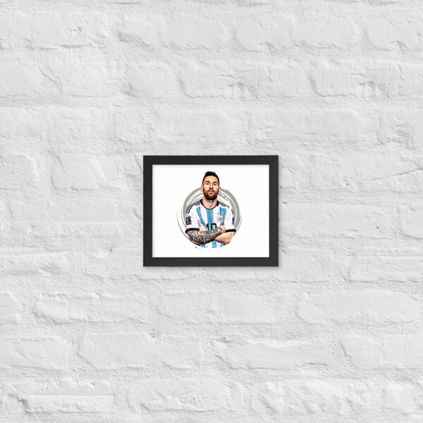 Lionel Messi Framed Poster - Premium Matte Print | Football Wall Art - Image 2