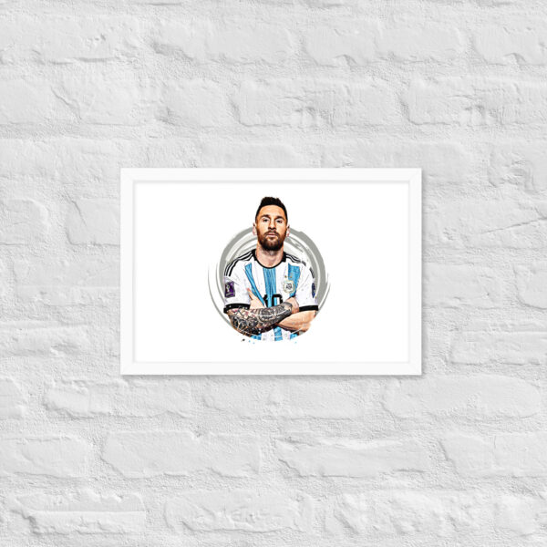 Lionel Messi Framed Poster - Premium Matte Print | Football Wall Art - Image 19