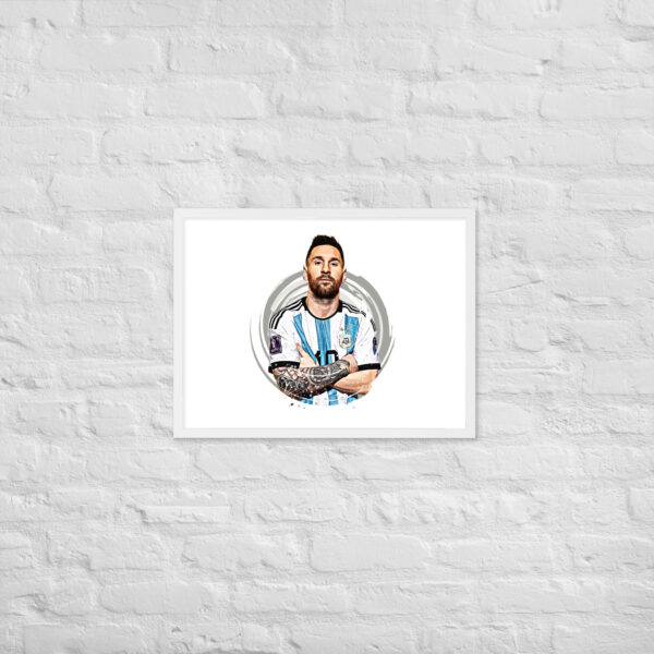 Lionel Messi Framed Poster - Premium Matte Print | Football Wall Art - Image 24