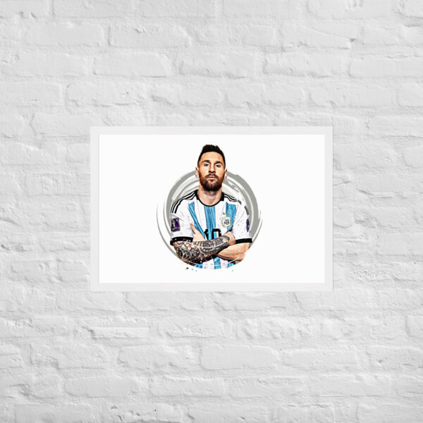 Lionel Messi Framed Poster - Premium Matte Print | Football Wall Art - Image 25