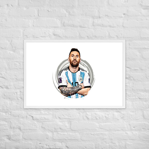 Lionel Messi Framed Poster - Premium Matte Print | Football Wall Art - Image 26