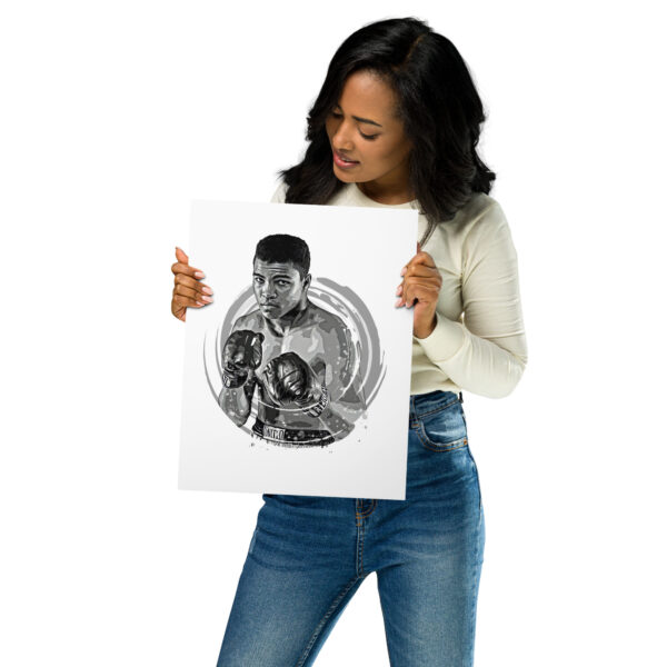 G.O.A.T Mohammed Ali Metal print - Image 3