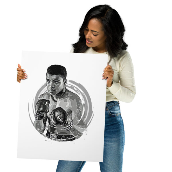 G.O.A.T Mohammed Ali Metal print