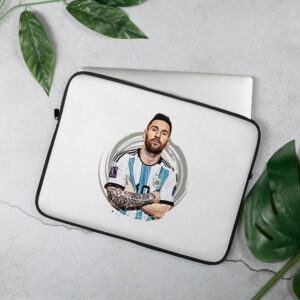 Lionel Messi Laptop Sleeve - 13 inch & 15 inch | GOAT Football merch