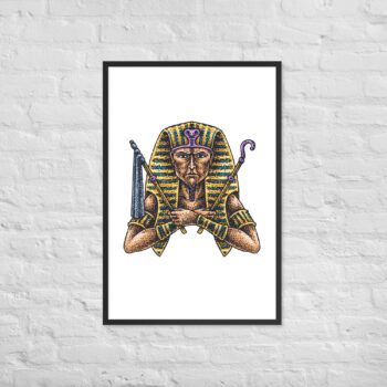 Egyptian Pharaoh Framed poster
