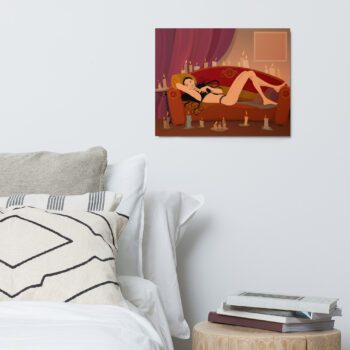 Candlelight Solace Metal prints