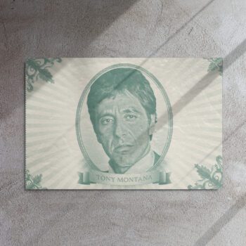 Tony Montana Metal prints
